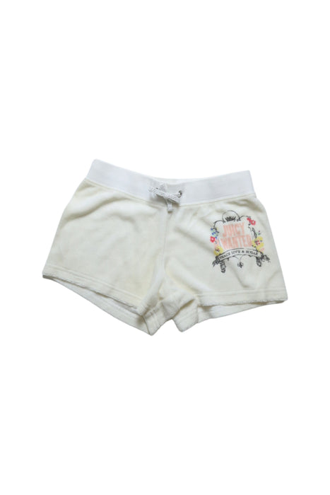 A White Shorts from Juicy Couture in size 10Y for girl. (Front View)