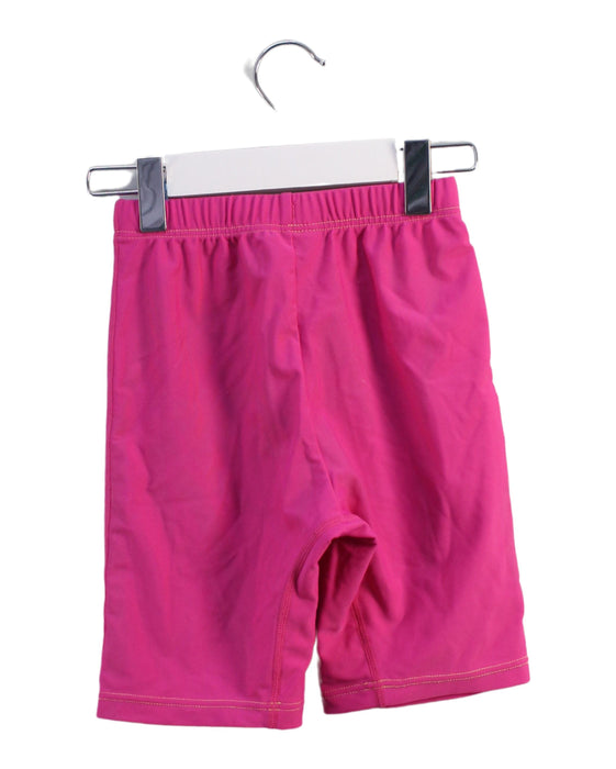 A Pink Swim Shorts from Minnex in size 5T for girl. (Back View)