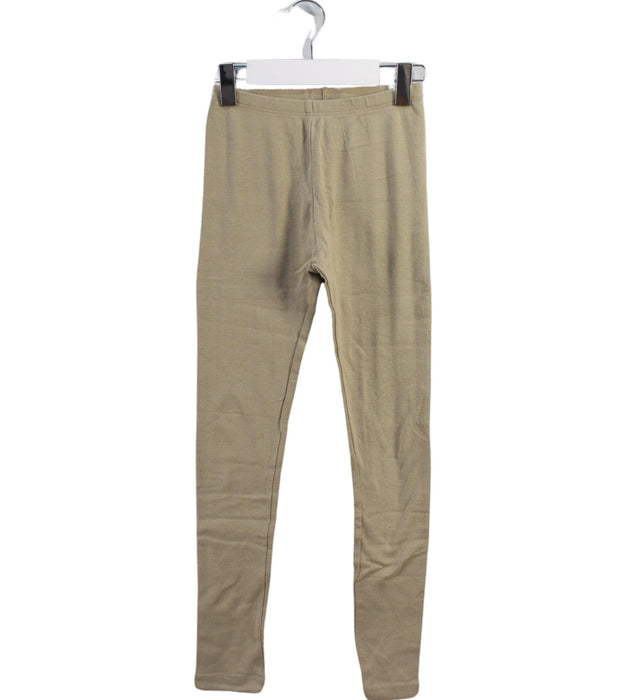 A Beige Leggings from City Threads in size 7Y for girl. (Front View)