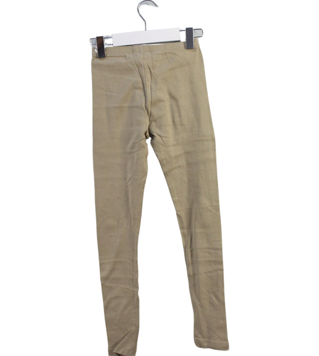 A Beige Leggings from City Threads in size 7Y for girl. (Back View)