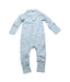 A White Long Sleeve Jumpsuits from Purebaby in size 0-3M for girl. (Front View)