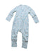 A White Long Sleeve Jumpsuits from Purebaby in size 0-3M for girl. (Back View)