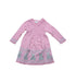 A Pink Sweater Dresses from Purebaby in size 3-6M for girl. (Front View)