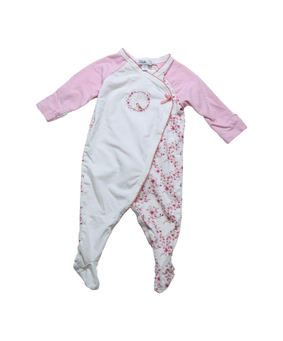 A White Onesies from Bébé by Minihaha in size 3-6M for girl. (Front View)