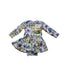 A Multicolour Long Sleeve Dresses from Rock Your Baby in size 3-6M for girl. (Back View)