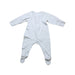 A White Onesies from Purebaby in size 0-3M for neutral. (Back View)