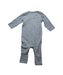 A Grey Long Sleeve Jumpsuits from Merino Kids in size 3-6M for neutral. (Back View)