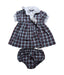 A Red Dress Sets from Ralph Lauren in size 6-12M for girl. (Front View)