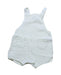 A White Sleeveless Rompers from Seed in size 3-6M for neutral. (Front View)