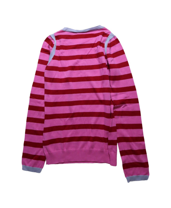 A Pink Knit Sweaters from Lacoste in size 14Y for girl. (Back View)