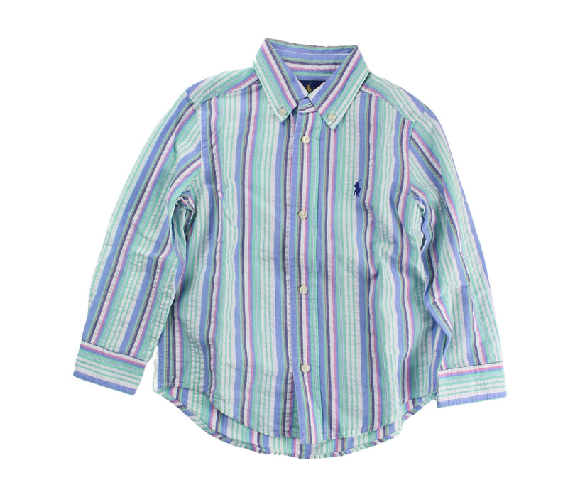 A Multicolour Long Sleeve Shirts from Ralph Lauren in size 3T for boy. (Front View)