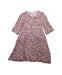 A Red Short Sleeve Dresses from Auguste in size 5T for girl. (Front View)