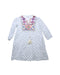 A White Long Sleeve Dresses from Bonne Mere in size 6T for girl. (Front View)