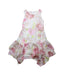 A White Sleeveless Dresses from Baby Biscotti in size 6T for girl. (Front View)