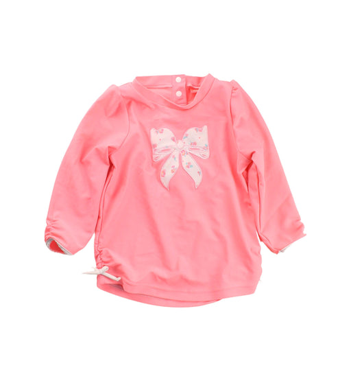 A Pink Rash Guards from Sunuva in size 18-24M for girl. (Front View)