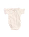 A White Bodysuits from La Coqueta in size 3-6M for girl. (Back View)