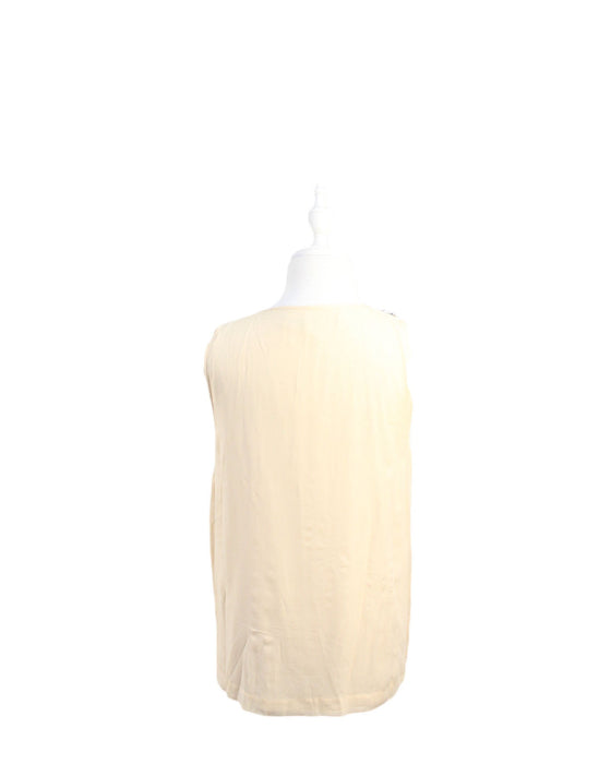 A Beige Sleeveless Tops from Diane Von Furstenberg in size M for maternity. (Back View)