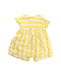 A White Short Sleeve Dresses from Carrément Beau in size 6-12M for girl. (Back View)