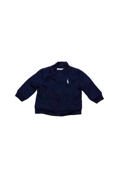 A Navy Lightweight Jackets from Ralph Lauren in size 0-3M for boy. (Front View)