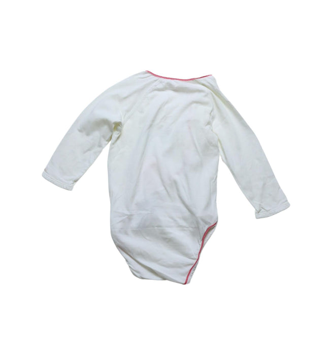 A Ivory Long Sleeve Bodysuits from Little Marc Jacobs in size 6-12M for neutral. (Back View)