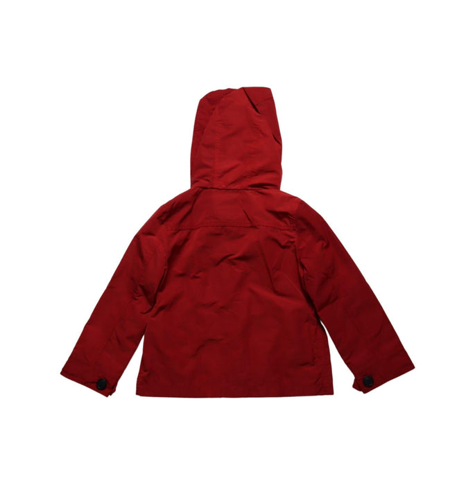 A Red Lightweight Jackets from Burberry in size 2T for girl. (Back View)