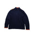 A Navy Knit Sweaters from Shanghai Tang in size 8Y for girl. (Front View)