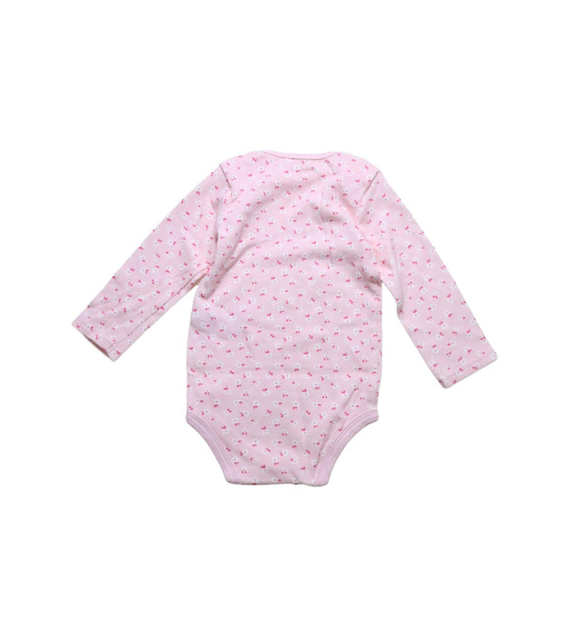 A Pink Long Sleeve Bodysuits from Cath Kidston in size 6-12M for girl. (Back View)