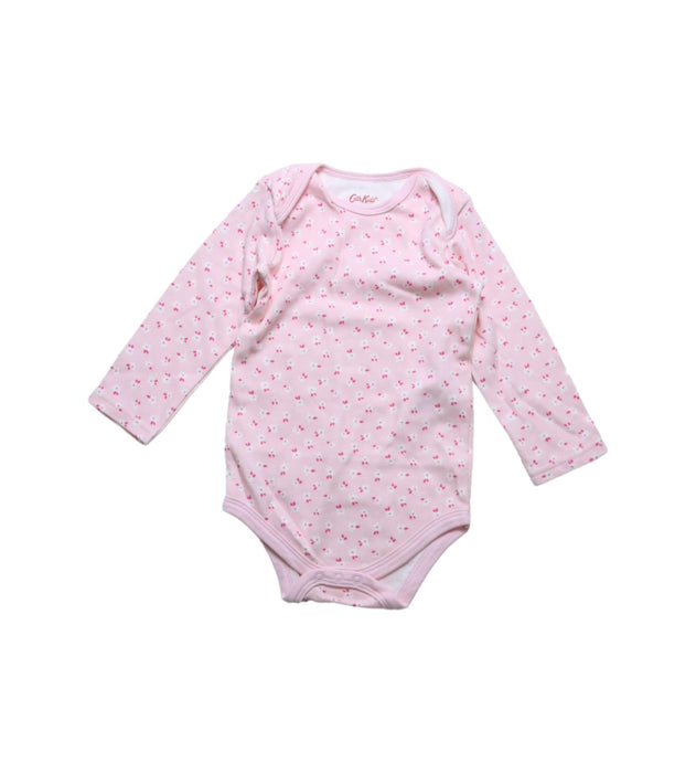 A Pink Long Sleeve Bodysuits from Cath Kidston in size 6-12M for girl. (Front View)