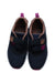 A Black Sneakers from Clarks in size 5T for girl. (Back View)