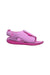 A Pink Sandals from Nike in size 18-24M for girl. (Front View)