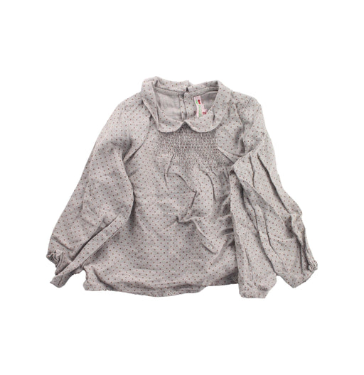 A Grey Long Sleeve Tops from Bonpoint in size 2T for girl. (Front View)