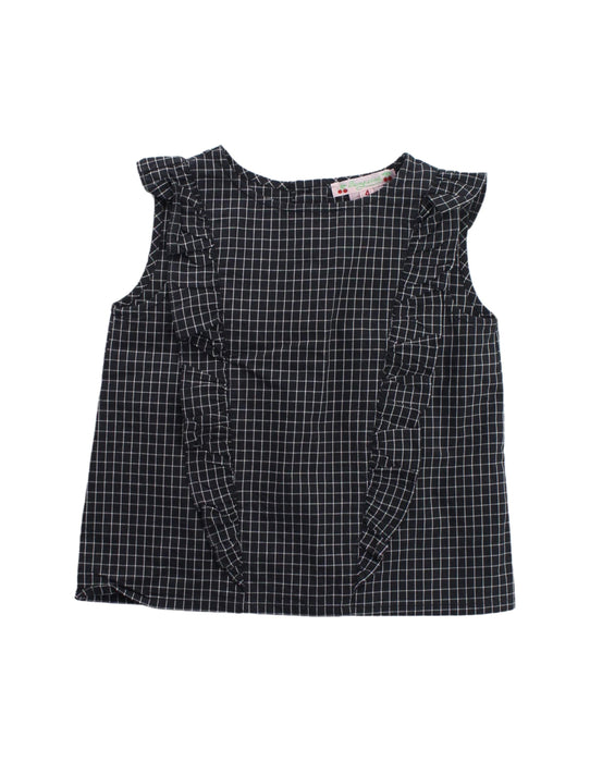 A Black Sleeveless Tops from Bonpoint in size 4T for girl. (Front View)