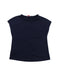 A Blue Sleeveless Tops from Il Gufo in size 4T for girl. (Front View)