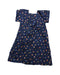 A Navy Short Sleeve Dresses from Bonpoint in size 3T for girl. (Back View)