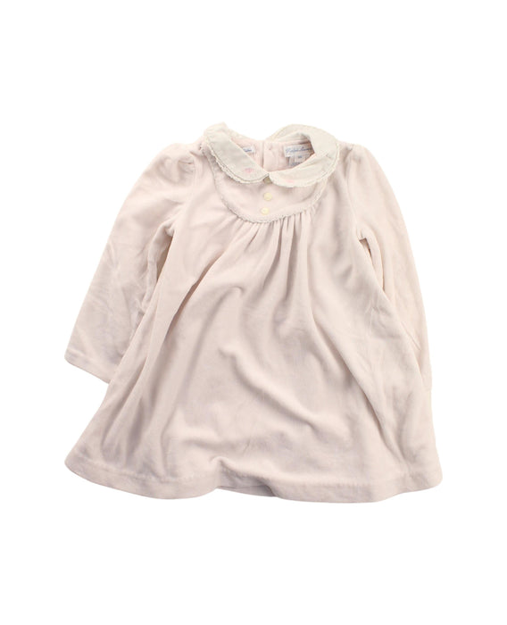 A White Long Sleeve Dresses from Ralph Lauren in size 12-18M for girl. (Front View)