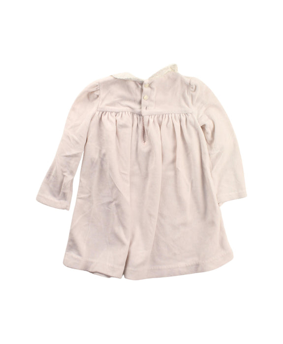 A White Long Sleeve Dresses from Ralph Lauren in size 12-18M for girl. (Back View)