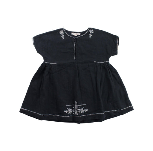 A Black Short Sleeve Dresses from Caramel in size 2T for girl. (Front View)