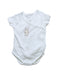 A Ivory Short Sleeve Bodysuits from Chicco in size 0-3M for neutral. (Front View)