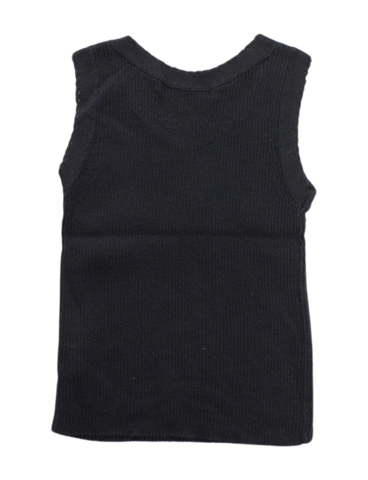 A Black Sleeveless Tops from Bonpoint in size 3T for girl. (Back View)