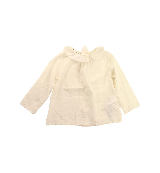 A Ivory Long Sleeve Tops from Gucci in size 18-24M for girl. (Front View)