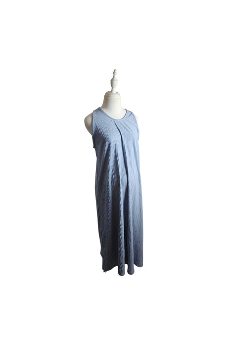 A Blue Sleeveless Dresses from Nothing Fits But in size O/S for maternity. (Front View)