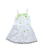 A White Sleeveless Dresses from Nicholas & Bears in size 4T for girl. (Front View)