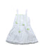 A White Sleeveless Dresses from Nicholas & Bears in size 4T for girl. (Back View)