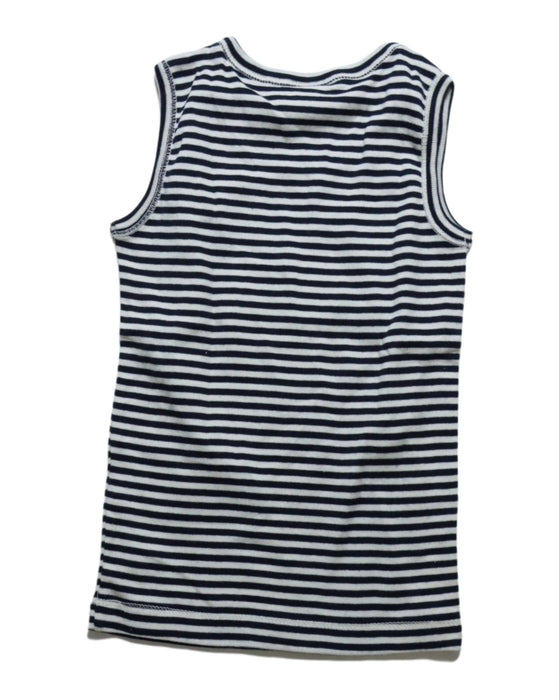 A Black Sleeveless Tops from Kid Nature in size 4T for girl. (Back View)