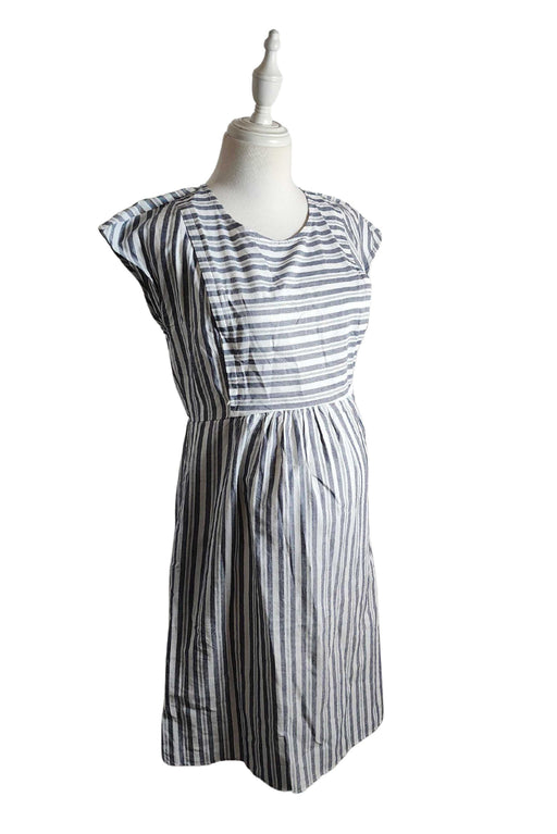 A White Short Sleeve Dresses from Seraphine in size XS for maternity. (Front View)