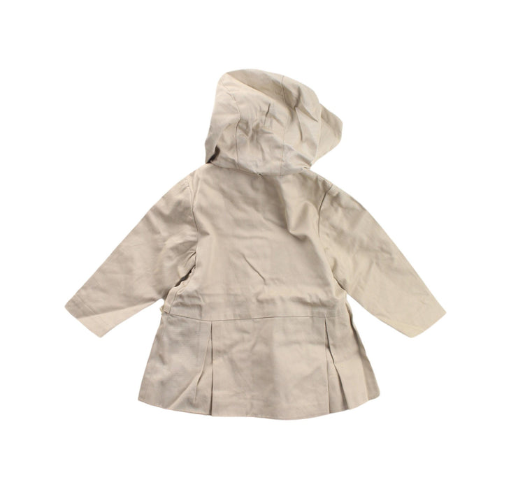 A Beige Lightweight Jackets from Tartine et Chocolat in size 6-12M for girl. (Back View)