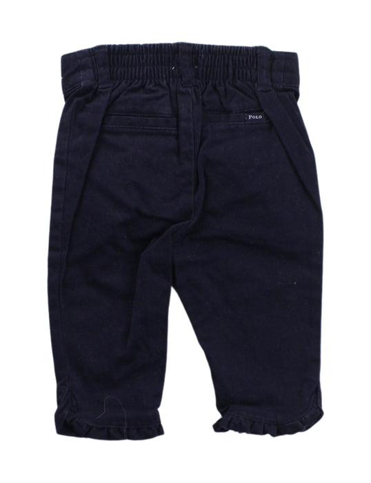 A Blue Casual Pants from Ralph Lauren in size 3-6M for boy. (Back View)