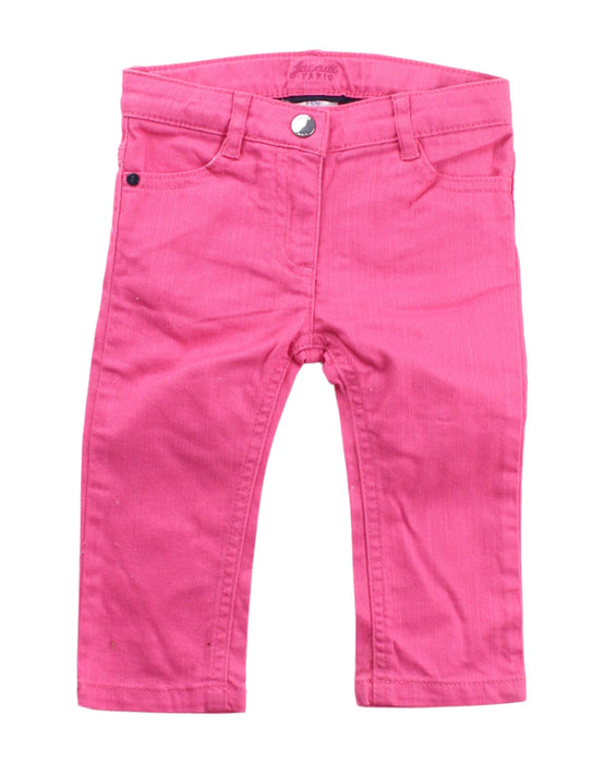 A Pink Casual Pants from Jacadi in size 6-12M for girl. (Front View)