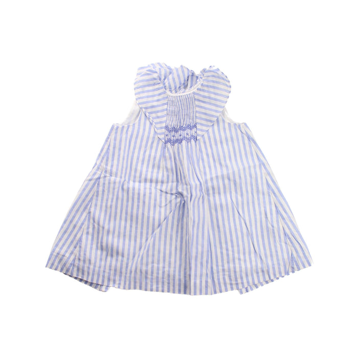 A White Dress Sets from Jacadi in size 6-12M for girl. (Front View)