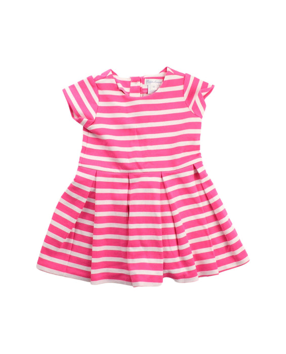 A White Short Sleeve Dresses from Ralph Lauren in size 6-12M for girl. (Front View)